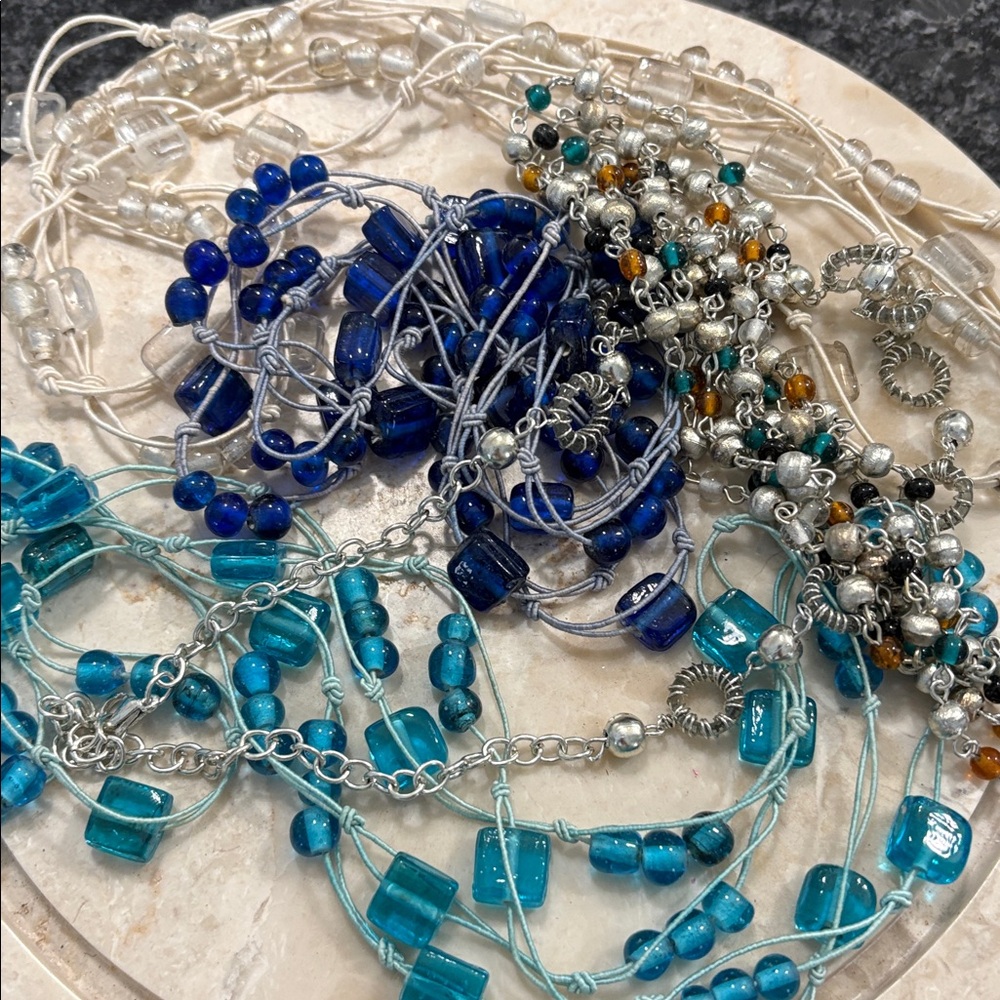 Boho Jewelry lot of 5 necklaces
